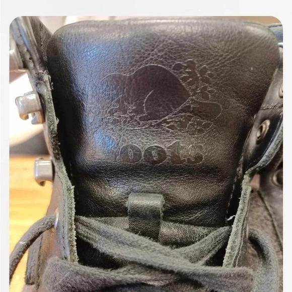 Roots Rideau  Mid Sneaker Grey Black Wool Leather Size 6 - Picture 13 of 13